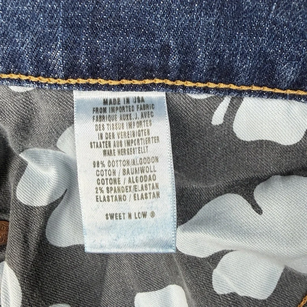 Lucky Brand By Gene Montesano Short Inseam  Jeans Women's Size 18 Blue boot cut